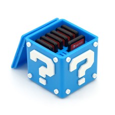 모모켓 닌텐도 스위치용 게임팩 SD카드 보관 큐브 블루