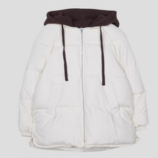 미쏘 여성용 후드 탈부착 숏패딩