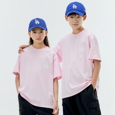 뉴에라 아동용 MLB 스몰 로고 반팔 티셔츠