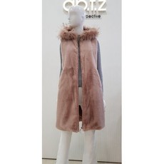 [ab.f.z][18F/W]천연라쿤 부드러운 인조퍼 베스트(AOS4GL15)(갤러리아)
