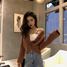 [mars]가을캐시미어 브이넥니트 베이직 여성가디건Y13
