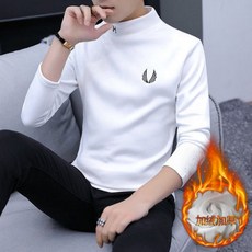 남성 터틀넥 니트 겨울 한국판 트렌드 개성 니트 멋스런 터틀넥 남자 기모 도톰 니트 슬림 이너