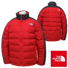 노스페이스 보이즈 아콘카구아 패딩자켓 Red