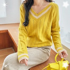 보브엔 모임 루즈핏 빅사이즈라운드넥 니트 정장 롱