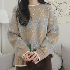 kirahosi 가을옷 루즈핏 니트 풀오버 스웨터 143호+덧신증정 CWhcdrz7