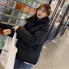 줄리엣이뽀 여성 후드 심플 젊은층 숏 패딩 다양한 컬러 허리 끈 조임 심플한 디자인 여학생 K0098