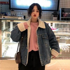 더 알지구 여성 가을 겨울 여자 뽀글이 후리스 카우보이 야구 유니폼 여성 겨울 두껍게하는 동대문 램 스킨 서클 코트 홍콩 맛 야생 2018 새로운 한국어 버전