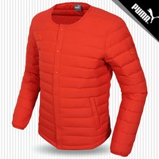 푸마 Round Neck 다운 자켓 (89764003) 레드 패딩자켓