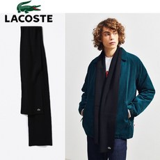 [해외] 미국정품 라코스테 Lacoste Ribbed Wool Scarf 남자 울 스카프 목도리