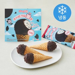 [로켓프레시] 스키니피그 저당 쿠키앤크림 볼탑콘 (냉동), 1개, 4개입, 130ml