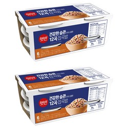 햇반 12곡 잡곡밥, 210g, 12개