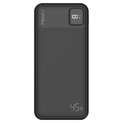 모루이 45W PPS 초고속충전2.0 대용량 보조배터리 20000mAh, MT-45, 블랙