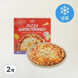 [로켓프레시] 잇딸리아 화덕피자 콰트로포르마지 (냉동), 330g, 1개입, 2개