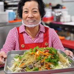 신림동 백순대 곱창 순대 볶음