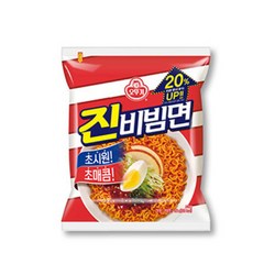 오뚜기 진비빔면 156g 4개, 4개