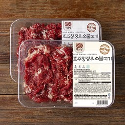 신선함이 가득한 꾸브닝 호주청정우 소불고기 400g, 2개 - 가성비 최고의 선택!