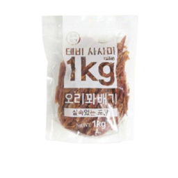 간식애진심 강아지 육포 오리고구마