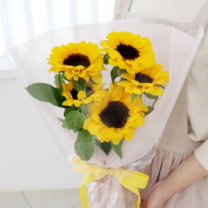 코코도르팜 생화 해바라기 꽃다발 5대