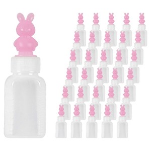 남양플라스틱 PE 분홍 토끼 뚜껑 캐릭터 물약병 RABB 20ml