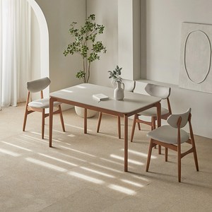 파로마 리샤르B 통세라믹 원목식탁 + 의자세트 4인 방문설치