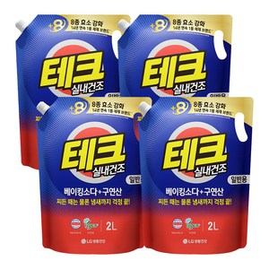 테크 베이킹소다 플러스 구연산 실내건조 액체세제 리필