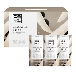 곡물도감 국산 21곡 서리태 가득 콩물두유