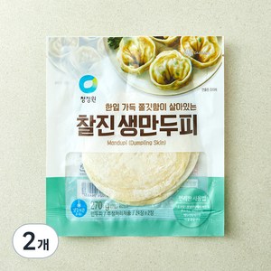 청정원 찰진 생만두피