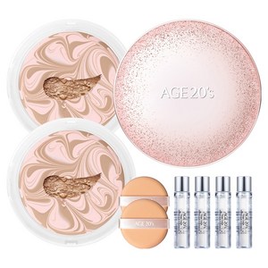 에이지투웨니스 에센스 커버 팩트 스파클케이스 + 리필 12.5g x 2p + 앰플 10ml x 4p