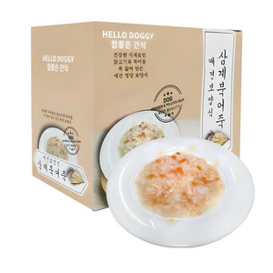 참좋은간식 삼계죽 강아지 간식 80g