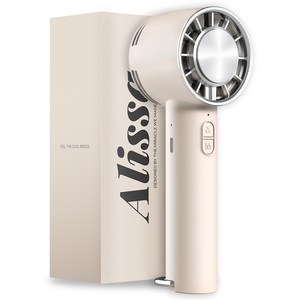알리사 급속 냉각 에어컨 무선 휴대용선풍기, GXZ-F31, 베이지