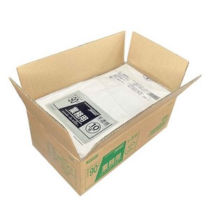 업무용 쓰레기 봉투 90L 반투명 두께 0.035mm 300장 10장…