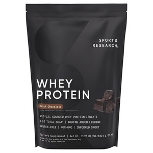 스포츠리서치 유청 단백질 아이솔레이트 더치 초콜릿 맛