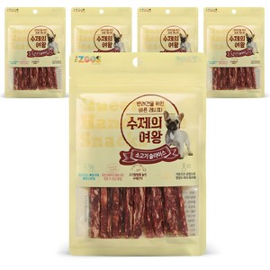 수제의여왕 강아지 간식, 소고기슬라이스, 70g, 5개