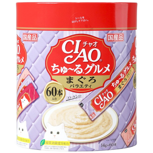 챠오츄르 고양이 구루메 버라이어티 간식 60p