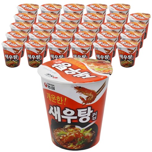 새우탕 컵라면 소 67g