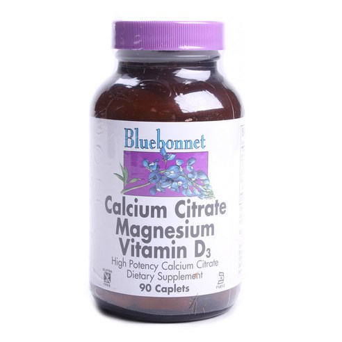 블루보넷 칼슘 시트레이트 마그네슘 비타민 D3 캐플렛
