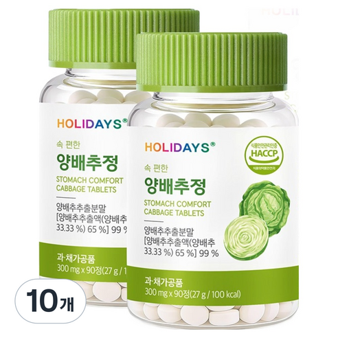 홀리데이즈 속 편한 양배추정
