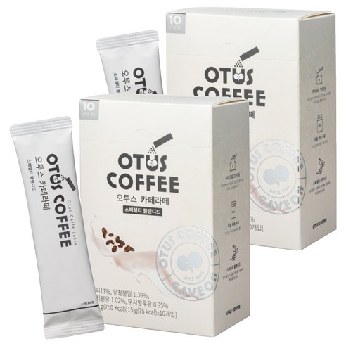 오투스커피 카페라떼, 15g, 2개, 10개입