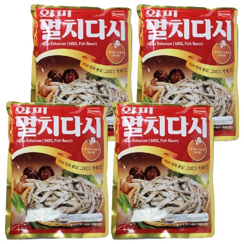 화미 멸치 실속다시, 1kg, 4개