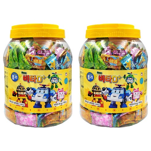 로보카폴리 NEW 비타 D+, 500정, 2개