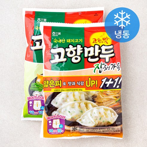 고향만두 300g + 잡채가득 300g 세트 (냉동), 600g, 1세트