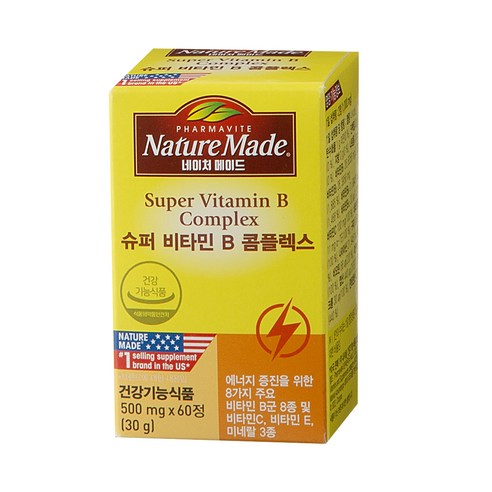 네이처메이드 슈퍼 비타민B 콤플렉스 30g, 60정, 1개