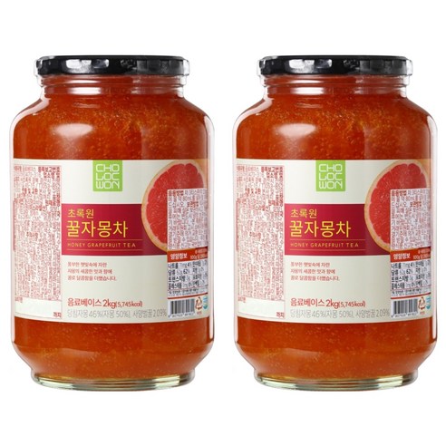초록원 꿀자몽차