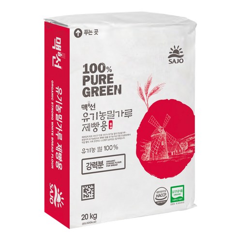MCSUN 유기농 밀가루 제빵용