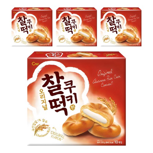 청우식품 찰떡쿠키 오리지날 10P