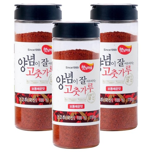 햇님마을 양념이 잘 어우러지는 국산 고춧가루 보통매운맛
