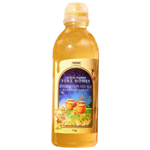 정원담 프리미엄 자연 아카시아 순수 벌꿀, 1개, 1kg