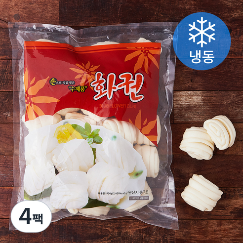 [로켓프레시] 꽃빵 30개입 (냉동)
