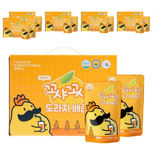 꼬샤꼬샤 도라지 배즙, 110ml, 300개