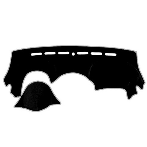 블랙라벨 펠트 라텍스 논슬립 대쉬보드커버 쉐보레, 트렉스 ~16년, 블랙 + 멜란지